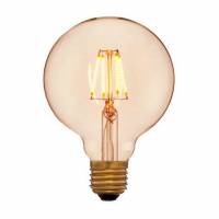 Лампа светодиодная E27 4W шар золотой 056-779a