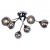 Потолочная люстра Shirley SF3308/6C-MBK-CR Потолочная люстра Shirley SF3308/6C-MBK-CR
