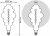 Лампочка светодиодная филаментная  159802008