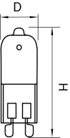 Лампочка галогеновая HAL 922023