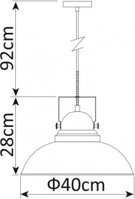 Подвесной светильник Martin A5213SP-1WG