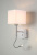 Бра Crystal Lux PACO AP2 CHROME/WHITE Бра Crystal Lux PACO AP2 CHROME/WHITE