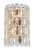 Бра Crystal Lux LIRICA AP2 CHROME/GOLD-TRANSPARENT