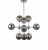 Подвесной светильник Lumina Deco Gala LDP 7006-9 CHR