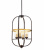 Подвесной светильник Lumina Deco Monterey LDP 1141-4 BK+MD