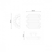 Настенный светильник Rumba Rumba W1072.4 chrome