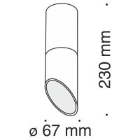 Потолочный светильник Maytoni C025CL-01B