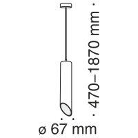 Подвесной светильник Maytoni P027PL-01W