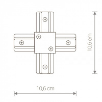 Коннектор Profile X-connector 9190