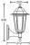 Настенный фонарь уличный PETERSBURG S 79801S W