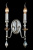 Бра Crystal Lux MERCEDES AP2 CHROME/SMOKE Бра Crystal Lux MERCEDES AP2 CHROME/SMOKE