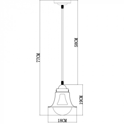 Подвесной светильник Marino A7022SP-1WG