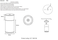 Светильник потолочный Crystal Lux CLT 138C180 WH