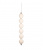 Подвесной светильник Lumina Deco Snowman LDP 6835-1 WT+CHR