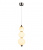 Подвесной светильник Lumina Deco Snowman LDP 6834-1 WT+CHR