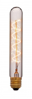 Лампа накаливания E27 60W трубчатая прозрачная 053-884