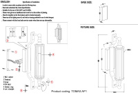 Бра Crystal Lux TOMAS AP1 GOLD