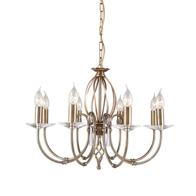 Люстра Elstead Interior AG8 AGED BRASS