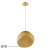 Светильник подвесной Crystal Lux MALAGA SP1 D200 GOLD Светильник подвесной Crystal Lux MALAGA SP1 D200 GOLD