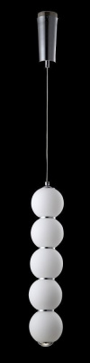 Светильник подвесной Crystal Lux DESI SP5 CHROME/WHITE