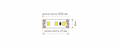 Светодиодная лента  SWG3120-12-9.6-W-65