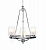 Подвесная люстра Lumina Deco Santini LDP 1220-4 CHR+WT