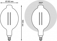 Лампочка светодиодная филаментная  151802008